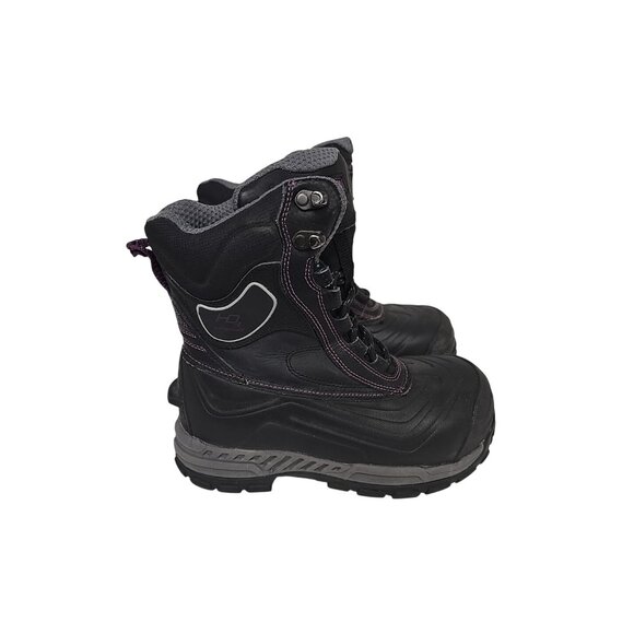 DAKOTA Women's 8905 Composite Toe Composite Plate Winter Safety Boots Black 6M - Picture 2 of 7